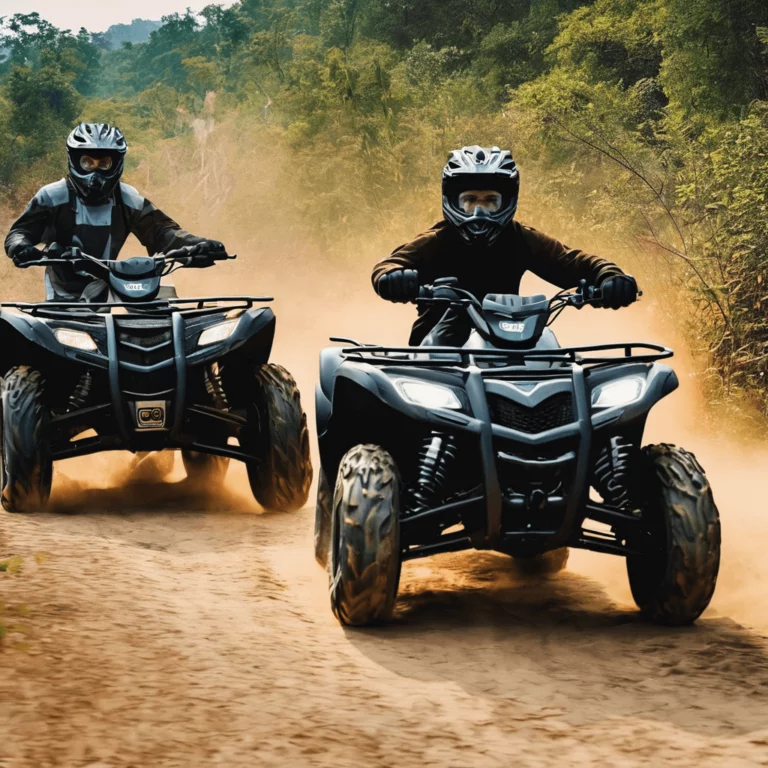 Las cuatrimotos son vehículos de cuatro ruedas diseñados para la aventura y la adrenalina.